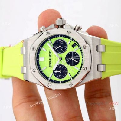 Audemars Piguet Knock off Watches / Women Size / Royal Oak offshore SS Green Dial